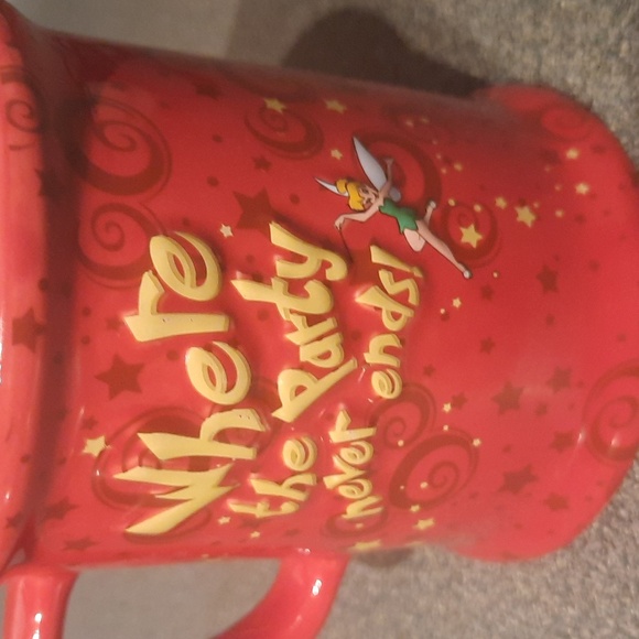 Walt Disney World 2005 Red Ceramic 'Where the Party Never Ends' 3D Mug - Picture 4 of 9